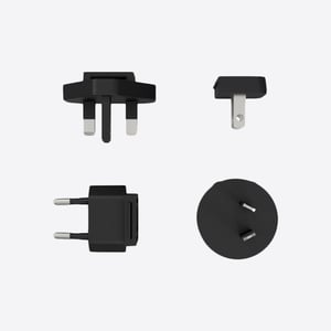 Theragun PRO/Elite World Travel Charger Laddare Svart 4 st.