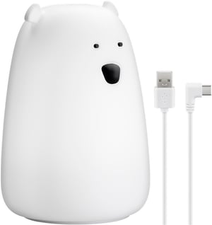 Goobay 61647 Kinder-Nachtlicht, freistehend, schwarz, weiß, LED