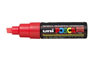 POSCA uni PC-8K marker 1 szt. Końcówka ścięta Czerwony