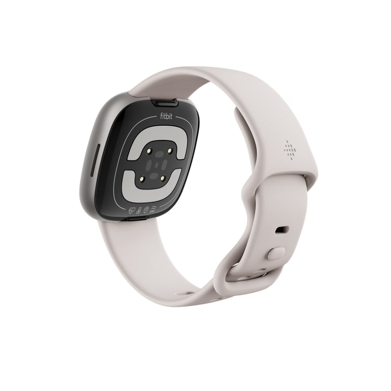 фото Смарт-годинник Fitbit Sense 2 Lunar White/Platinum (FB521SRWT)