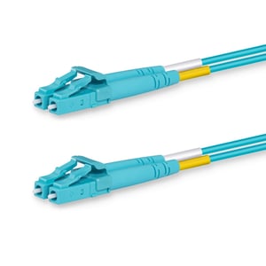 Lanview LVO231301 InfiniBand/Fiber Optic Cable, 2 m, 2x LC, Aqua