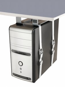 Kondator LiftFix Processorhållare för skrivbordsmontering, silver
