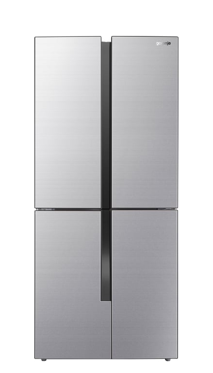 Gorenje NRM8182MX chłodziarko-zamrażarka otwierana obustronnie Wolnostojący 427 l Szary