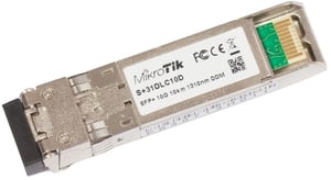 Mikrotik S+31DLC10D Netzwerk-Relaismodul, Glasfaser 10.000 Mbit/s, SFP+, 1310 nm