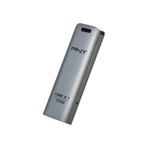 PNY FD128ESTEEL31G-EF 128 GB USB Flash Drive, 3.2 Gen 1 (3.1 Gen 1), Stainless Steel