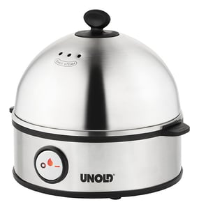 Unold 38626 äggkokare för 7 ägg. 360 W Svart, rostfritt stål