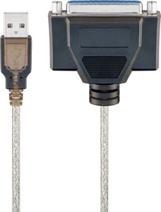 Goobay 95433 Transparent Serial Cable, 1.5 m