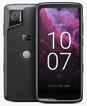 Crosscall Stellar-M6E 15,5 cm (6.1") Dual SIM Android 14 5G USB Type-C 4 GB 64 GB 4500 mAh Czarny