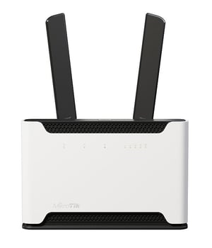 Mikrotik D53G-5HacD2HnD-TC&RG502Q-EA Gigabit Ethernet Dual-band (2.4 GHz/5 GHz) 5G Wireless Router, Black, White