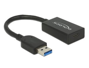 DeLOCK 65698 kabel USB USB 3.2 Gen 2 (3.1 Gen 2) 0,15 m USB A USB C 10 Gbit/s Czarny