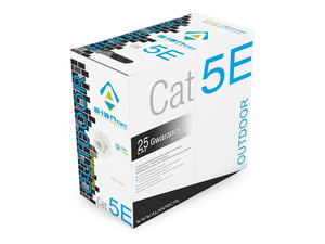 Alantec KIF5OUT305 kabel sieciowy Czarny 305 m Cat5e F/UTP (FTP)