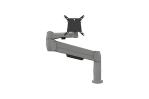 BakkerElkhuizen Space-arm Single 61 cm (24") Skrivbord Silver