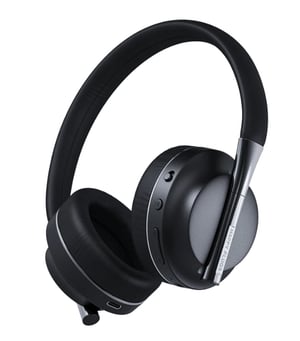 Happy Plugs PLAY Wired and Wireless Headset Headband USB Type-C Bluetooth Black