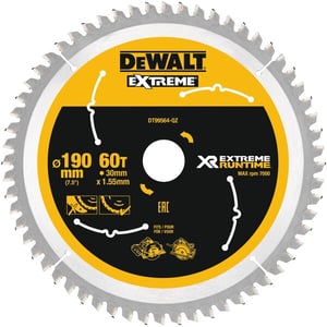 DeWALT DT99564-QZ sågblad för cirkelsåg 19 cm, 1 st.
