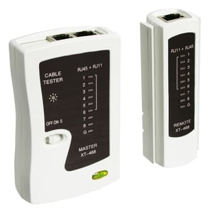 Goobay 68856 Netzwerkkabel-Tester, weiß