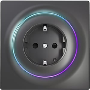 Fibaro FGWOF-011-8 gniazdko elektryczne Typu F Czarny