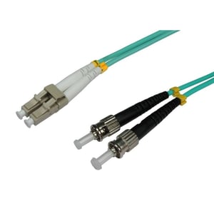 Techly ST-LC M-M 1m InfiniBand / Fiber Optic Cable, Aqua