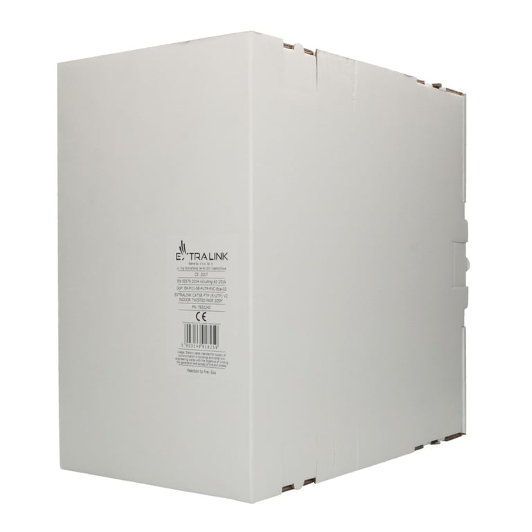 Extralink Kabel sieciowy skrętka CAT5E FTP (F/UTP) Wewnętrzny 305M