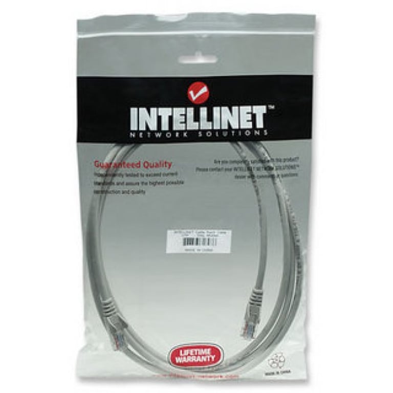 Techly 1m Cat5e UTP kabel sieciowy Szary U/UTP (UTP)