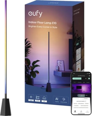 Eufy Zimmer-Stehlampe E10 Smart golvlampa med Wi-Fi