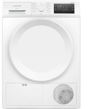 Siemens iQ300 WT43H004 Front-Loading Freestanding Clothes Dryer, 8 kg, White