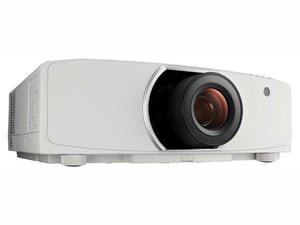 NEC PA653U Großraumprojektor, 6500 ANSI-Lumen, 3LCD, WUXGA (1920 x 1200), 3D-kompatibel, Weiß