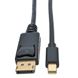 Tripp Lite P583-003-BK 0.9 m DisplayPort to Mini DisplayPort Cable, Black