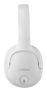 Intenso O400HA Wireless Handheld Headphones for Music/Everyday Use, Bluetooth, White