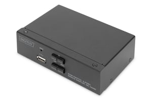 Digitus KVM-Umschalter, 2-Port, Einzelmonitor, 4K, HDMI®