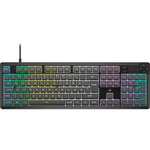 Corsair CH-9226D65-DE klawiatura Gaming USB QWERTZ Niemiecki Szary