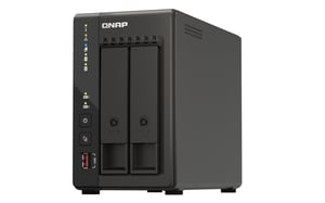 QNAP TS-253E NAS Tower Intel® Celeron® J6412 8 GB 0 TB QNAP QTS Czarny