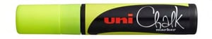 Uni-Ball ChalkGlass kritpenna, block, gul