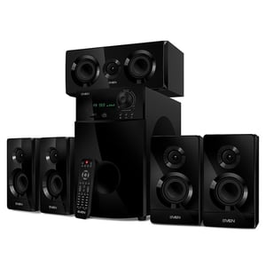 SVEN HT-210 zestaw głośników 125 W Kino domowe Czarny 5.1 kan. 75 W Bluetooth