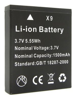 Easypix 55104 Akku für Fotoapparat/Kamera, Lithium-Ionen (Li-Ion), 1500 mAh