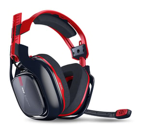 ASTRO Gaming A40 TR-Edition Zestaw słuchawkowy Przewodowa Opaska na głowę Czerwony, Niebieski