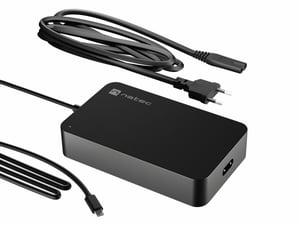 NATEC Grayling strömadapter/omformare, inomhus, 90 W, svart