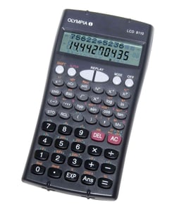 Olympia LCD 8110 fickkalkylator Vetenskaplig kalkylator Antracit