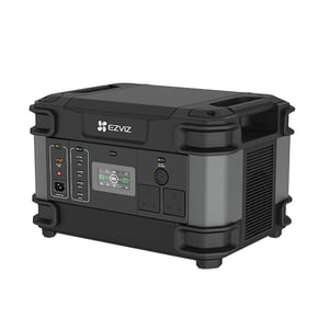 EZVIZ PS1300 bärbar laddningsstation med 6 litium-järn-fosfatbatterier (LiFePO4) på 0 mAh och en vikt på 21,8 kg