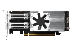 QNAP QXG-100G2SF-E810 karta sieciowa Wewnętrzny Włókno 100000 Mbit/s