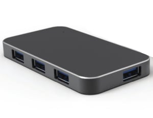Digitus USB 3.0-hubb med 4 portar, USB 3.2 Gen 1 (3.1 Gen 1), typ A, 5000 Mbit/s, svart