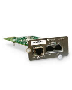Vertiv Liebert IS-UNITY-SNMP Network Card, Internal Ethernet 100 Mbit/s