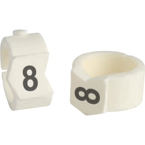 Brady SCN-36-8 znacznik kablowy Czarny, Biały Nylon 50 szt.