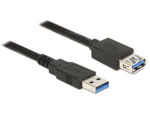 DeLOCK 85056 kabel USB USB 3.2 Gen 1 (3.1 Gen 1) 2 m USB A 5 Gbit/s Czarny