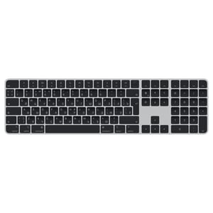 Apple Magic Keyboard Universal USB + Bluetooth QWERTY Russian Silver, Black