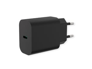 VALUE 19.99.1097 Portable Device Charger, Universal, Black, AC, Fast Charging, Indoor