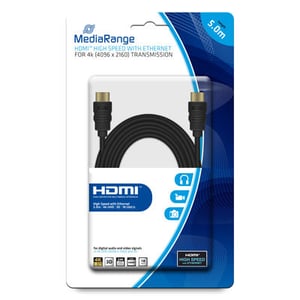 MediaRange MRCS158 kabel HDMI 5 m HDMI Typu A (Standard) Czarny