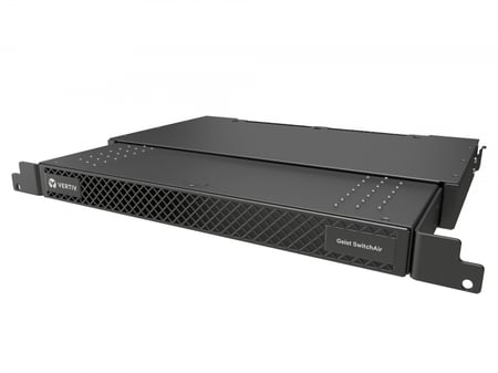 Vertiv SA1-01002L obudowa urządzeń sieciowych 1U Czarny