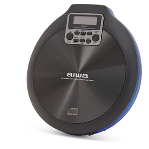 Aiwa PCD-810BL CD-Player Schwarz, Blau Tragbarer CD-Player