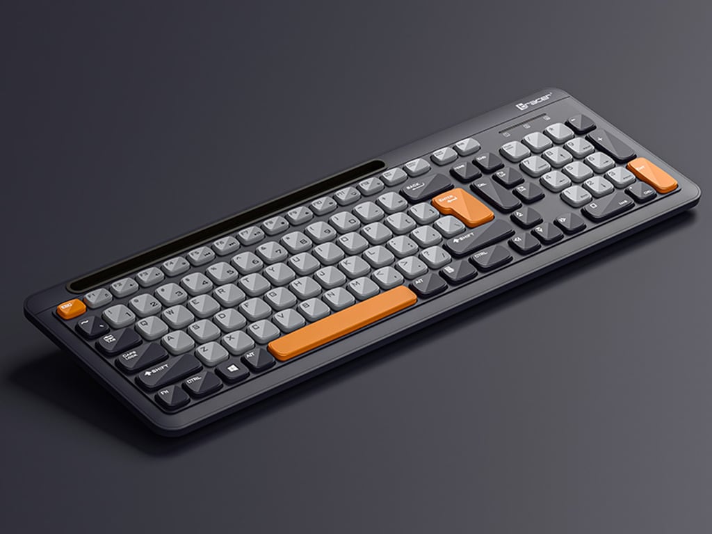 Tracer GREG RF klawiatura Dom/Biuro RF Wireless QWERTY Angielski Czarny