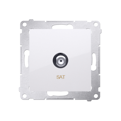 Kontakt-Simon DASF1.01/11 gniazdko elektryczne Biały